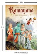 Illustrated Ramayana For Children (Black and White)