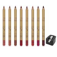Imagic 8-Color Lipliner Pencil Long Lasting Waterproof Professional Soft Smooth Colorful Matte Lipstick Cosmetics Makeup Tool
