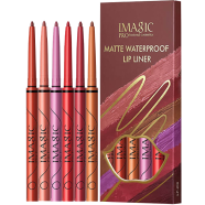 Imagic Matte Waterproof Lip Liner - 6 pcs