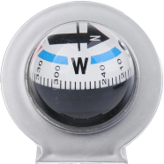In-car compass, Compass Ball Shape Shot 360 ° Directional Guidance For Vehicle Navigation Safety Road - White icon