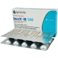 Incrit-M 50 mg, 500 mg Tablet 10'S Strip