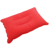 Inflatable Soft Head Travelling And Camping Pillow ,Easy to Use, Portable Comfort And Ultimate Style And Elegant Design (pillow3_1pc_red)Red - 1 Pcs - 230827802