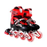 Inline Roller Skates Shoes Red And Black - 1 Pair - (39-42)