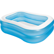 Intex 57180 Rectangular Swimming Pool, White Blue, 203 x 152 x 48 cm - 540 Liters icon