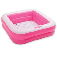 Intex Water Family Bath Tub Square 33.5X33.5X9 Inch – Pink