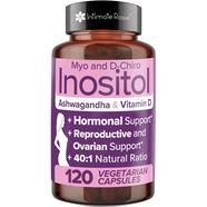 Intimate Rose Myo-Inositol and D-Chiro Inositol Supplement - 120 Veg Capsules