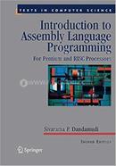 Introduction To Assembly Language Programming