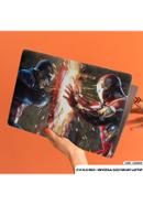 Iron Man and Captaine America Fighting with Each Other Laptop Sticker image