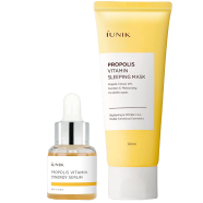 Iunik Propolis Edition Skincare Set(Propolis Vitamin Sleeping Mask 60 ml and Serum 15 ml)