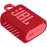 JBL Go 3 Portable Waterproof Bluetooth Speaker - Red - Go 3