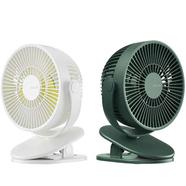 JISULIFE FA18S Portable Clip Fan USB Rechargeable With 4000mAh Battery image