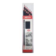 Joytiti 3B Black Lead Pencil - 12 Pcs