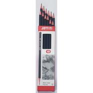 Joytiti 4B Black Lead Pencil - 12 Pcs