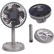 JYSUPER Rechargeable Multicolor Portable Mini Table Fan - JY-2218 image