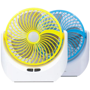 JY Super lithium rechargeable mini table fan with LED light - JY-1880