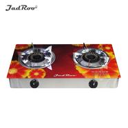 JadRoo Imported 3D Tempered Glass Auto 2 Burner Gas Stove - JR-GS 161