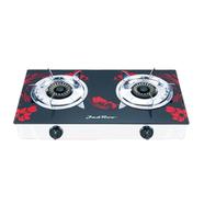 JadRoo Imported Tempered Glass Auto 2 Burner Gas Stove - JR-GS 121