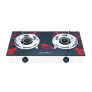 JadRoo Imported Tempered Glass Auto 2 Burner Gas Stove image