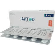 Jaktor 5mg Tablet 10's Strip