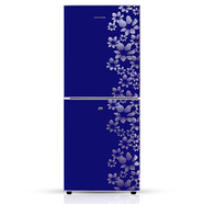 Jamuna JE-148L Refrigerator Glossy Shining Deep Blue Flower