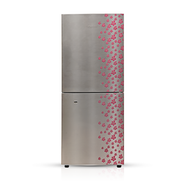 Jamuna JE-170L Refrigerator Glossy Shining Gray Silver Flower