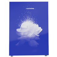 Jamuna JE-XXB-1B5JF QD Glass Refrigerator Blue Rose