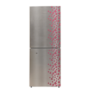 Jamuna JR-LES624800 Refrigerator Glossy Shining Gray Silver Flower