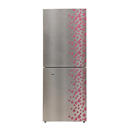 Jamuna JR-LES632800 Refrigerator Glossy Shining Gray Silver Flower