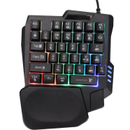 Jedel K601 Customization 35 Keys Single Hand Wired Gaming Keyboard