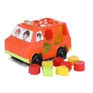 Jim And Jolly Puzzle Car - Orange - 839843