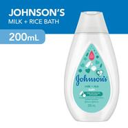 Johnson's Baby Milk and Rice Bath, 200ml (Malaysia) - 79623102