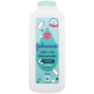 Johnsons Milk Plus Rice Baby Powder 200 GM - 142800179