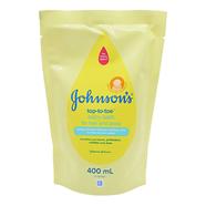 Johnsons Top-To-Toe Baby Bath Refill Pack 400ml (Thailand) - 142800141