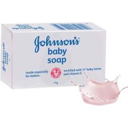 Johnsons White Baby Soap 75 gm - 142800128