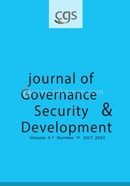 Journal of Governance Security and Development - Volume-4