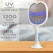 Joykaly YG-321 2-In-1 UV Light Electric Mosquito Racket Bat with Base Stand image