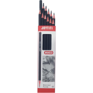 Joytiti Mixed Black Lead Pencil - 12 Pcs