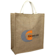 Jute Shopping Bag 15x14x5 Inch icon