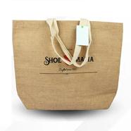Jute Shopping Bag, 19x15x4 Inch