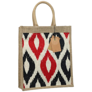 Jute Shopping Bag Natural 12x14 Inch - 33297 icon