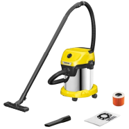 KARCHER WD 3 S V-17/4/20 Wet and Dry Vacuum Cleaner | 1000 Watt