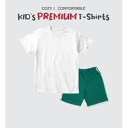 KIDS Premium T-shirt with Summer Pant - White, Green