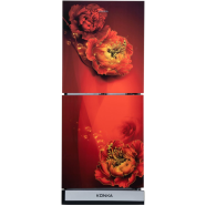 KONKA-KRT-165GB Refrigerator-Red Peony-2-Door, Upper Freezer (165 Ltr)