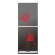 KONKA-KRT-200GB Refrigerator Glass Mirror Red Tulip-2-Door, Upper Freezer (200 Ltr)