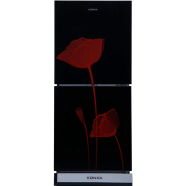 KONKA-KRT-200GB Refrigerator Glass Mirror Red Tulip-2-Door, Upper Freezer (200 Ltr)