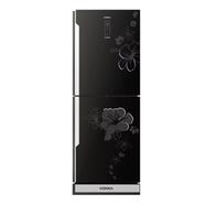 KONKA-KRT-315EGB Refrigerator-Black, Upper Freezer, Digital Display (315 LTR)