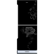 KONKA KRT-315GB Refrigerator Black, Upper Freezer(315 LTR)