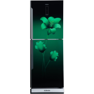 KONKA Refrigerator-KRB-307EVB-3D Green Lily, Bottom Freezer, with Digital Display (307 LTR)