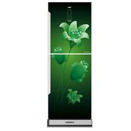 KONKA Refrigerator-KRB-307EVB-3D Green Lily, Bottom Freezer, with Digital Display (307 LTR)