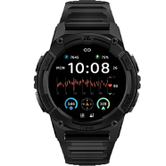 KOSPET TANK S2 1.32 Inch AMOLED Smart Watch With GPS And 5ATM Waterproof- Black